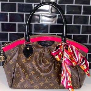 Louis Vuitton Tivoli custom dyed and painted